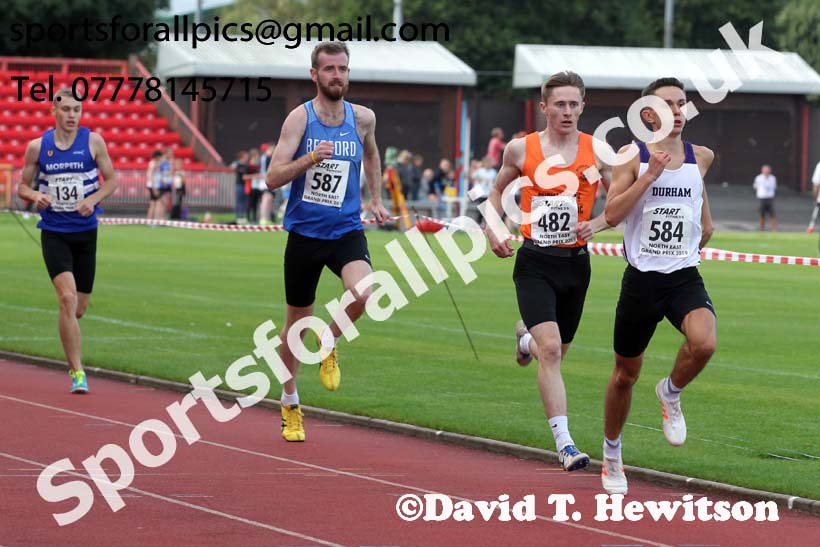 Senior graded 800 metres, 2019 North East Grand Prix, Gateshead Stadium. Photo: David T. Hewitson/Sports for All Pics